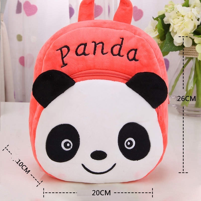 Kindergarden Children cute plush backpack school Bag Panda